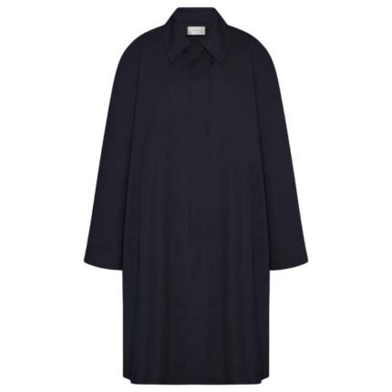 The Row Dayton Coat Dark Navy