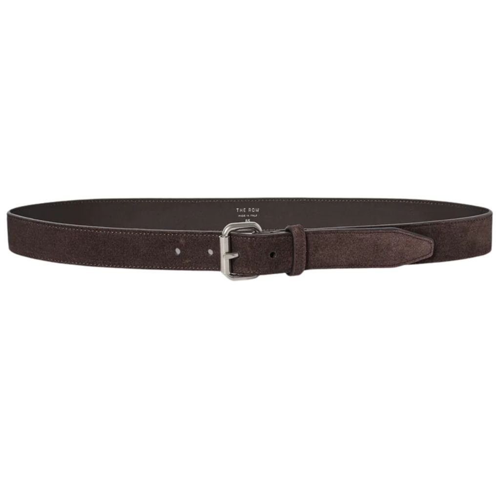 23 The Row Geo Belt Dark Brown