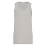 The Row Elana Tank Top Light Grey Melange