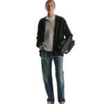 The Row Pranavi Cardigan Charcoal Melange