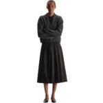 The Row Poynta Cardigan Charcoal Melange