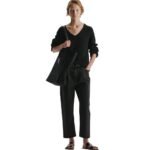 The Row Ortensia Top Black