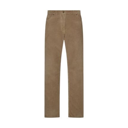 The Row Dinni Pant Brown Linen