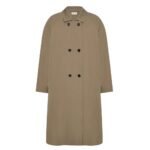 The Row Emma Coat Grey Taupe
