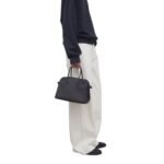 The Row Soft Margaux 12 Bag Black