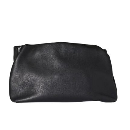 The Row Bourse Clutch Bag Black