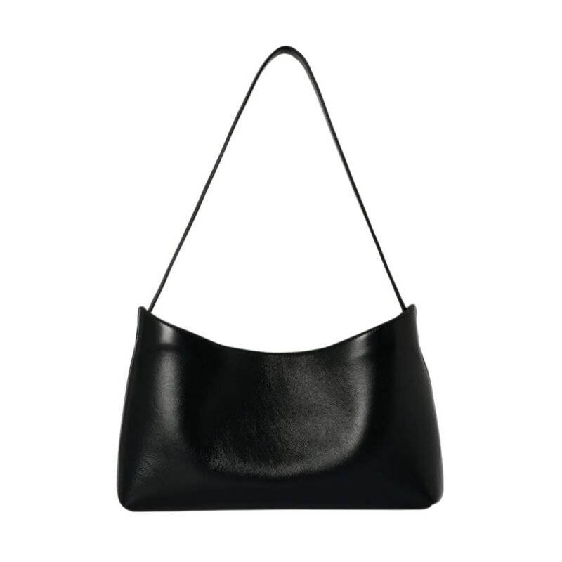 The Row Alma Baguette Black