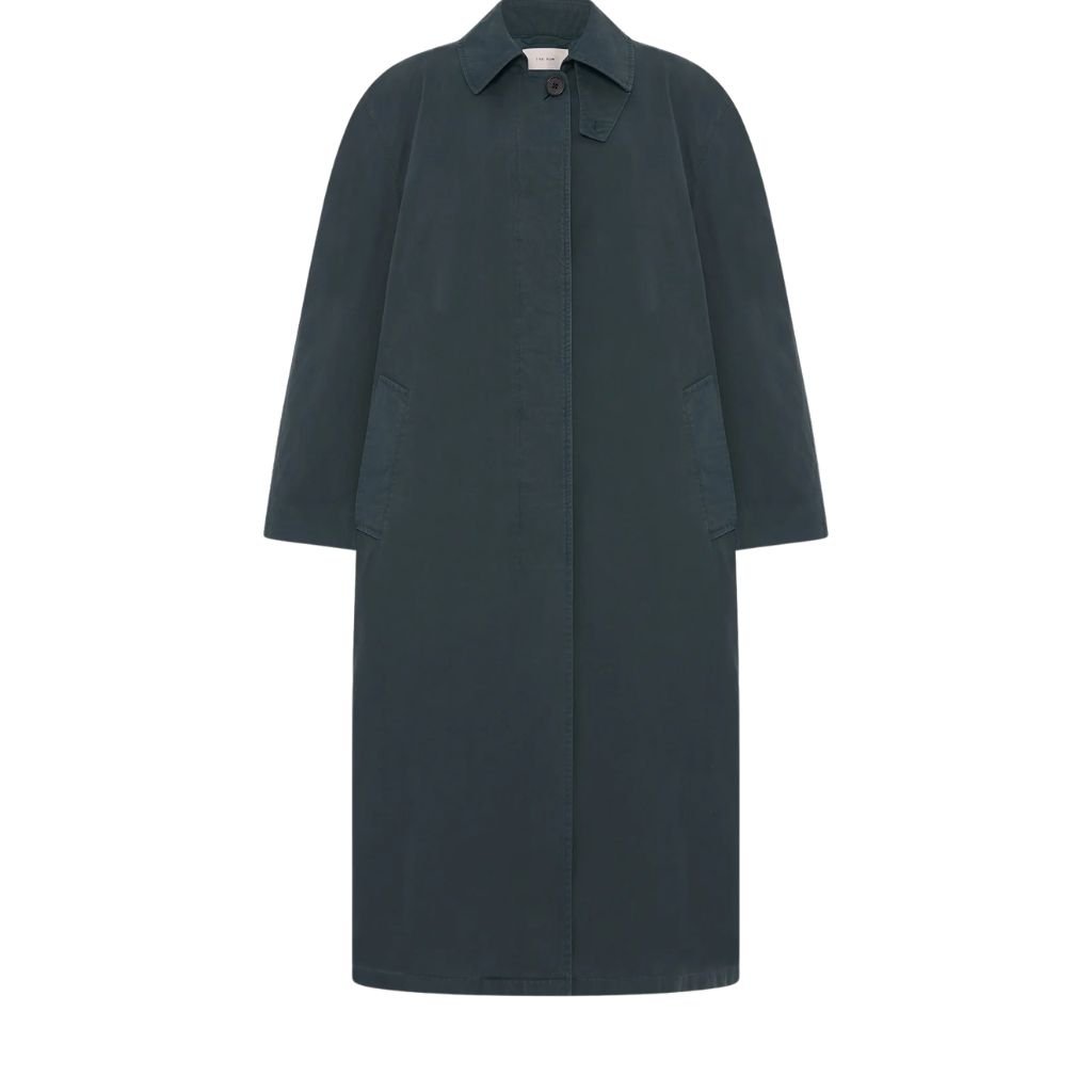 24 The Row Catania Coat Green