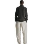 The Row Plira Turtleneck Charcoal Melange