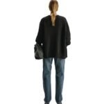 The Row Pranavi Cardigan Charcoal Melange