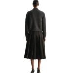 The Row Poynta Cardigan Charcoal Melange