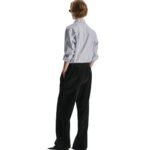 The Row Gavina Shirt White Blue Stripe