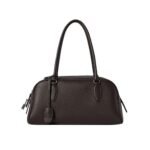 The Row Small E/W India Bag Deep Brown