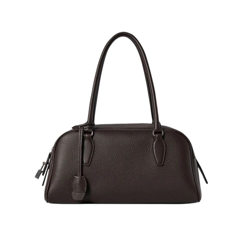 25 The Row Small E/W India Bag Deep Brown