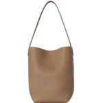 The Row Small N/S Park Tote Bag Dark Taupe
