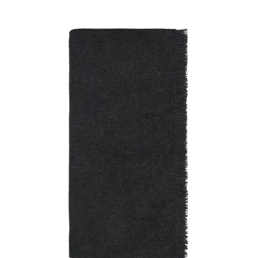 25 The Row Ingo Scarf Charcoal