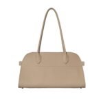 The Row Margaux Shoulder 12 Bag Dark Taupe