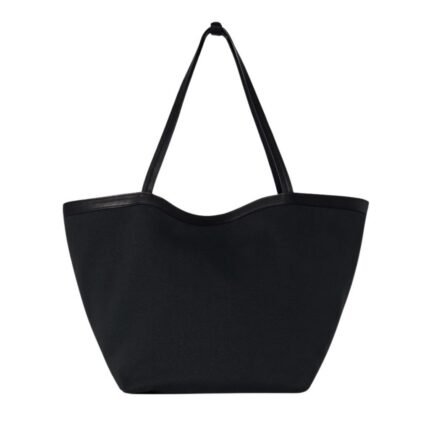 The Row Park Tote Three Canvas Bag Black / Black / Blue