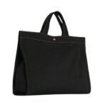 The Row Sisal Shopper Black