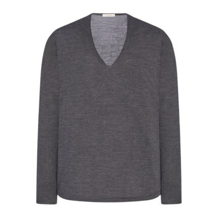 The Row Pruce Top Medium Grey Melange
