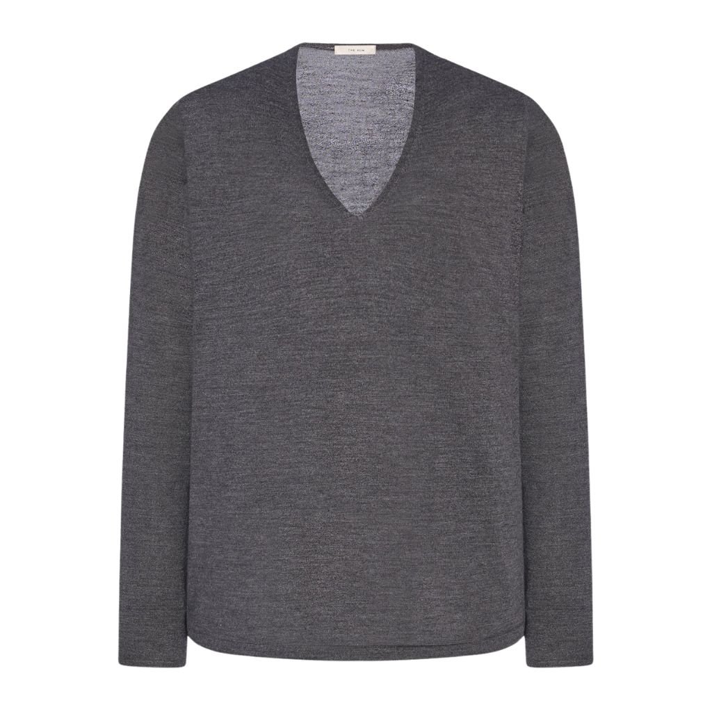 25 The Row Pruce Top Medium Grey Melange