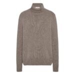 The Row Plira Turtleneck Grey Taupe