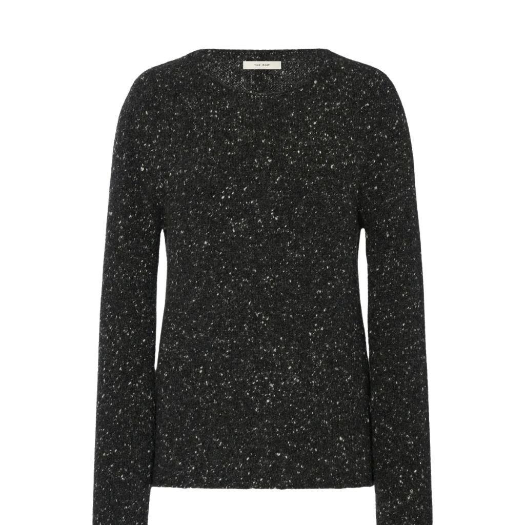 25 The Row Maira Sweater Charcoal Melange