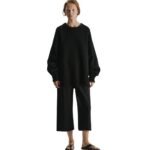 The Row Ophelia Sweater Black