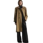 The Row Emma Coat Grey Taupe