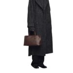 The Row Marcel Bag Deep Brown