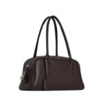 The Row Small E/W India Bag Deep Brown