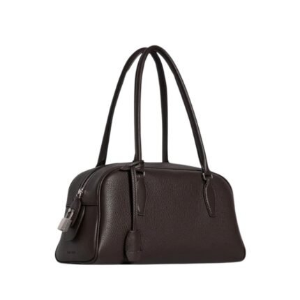 The Row Small E/W India Bag Deep Brown