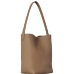 The Row Small N/S Park Tote Bag Dark Taupe