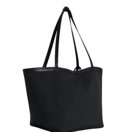 The Row Park Tote Three Canvas Bag Black / Black / Blue