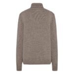 The Row Plira Turtleneck Grey Taupe