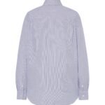 The Row Gavina Shirt White Blue Stripe