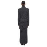 The Row Melani Dress Charcoal Melange