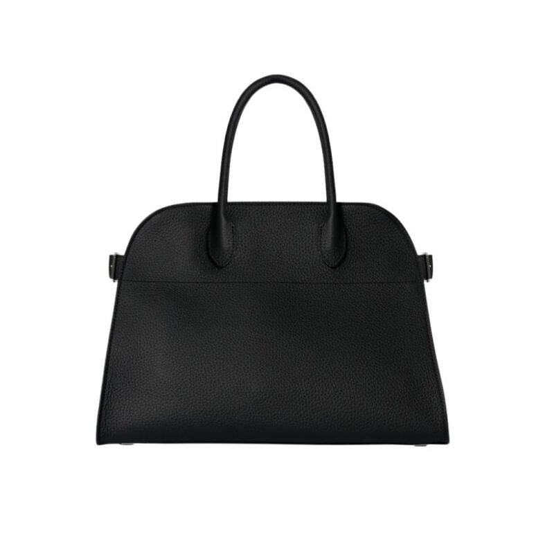 The Row Soft Margaux 12 Bag Black