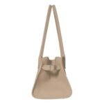 The Row Margaux Shoulder 12 Bag Dark Taupe