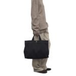 The Row Sisal Shopper Black