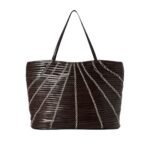 The Row Small Alba Bag Dark Burgundy / Cream