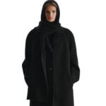 The Row Paise Scarf Hat Black