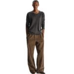 The Row Pruce Top Medium Grey Melange