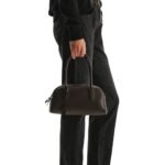 The Row Small E/W India Bag Deep Brown