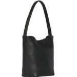The Row Small N/S Park Tote Bag Black