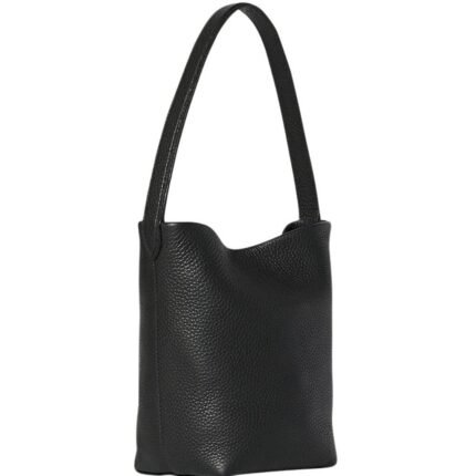 The Row Small N/S Park Tote Bag Black