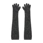 The Row Merano Gloves Charcoal Melange