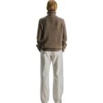 The Row Plira Turtleneck Grey Taupe
