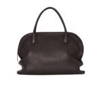 The Row Agnes 12 Bag Dark Brown