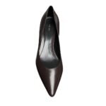 The Row Liisa Kitten Two Heel Lacquer Brown